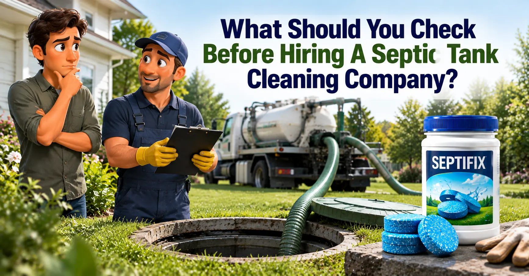 What To Check Before Hiring A Septic Tank Cleaning Company